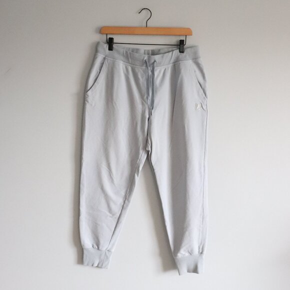 Fila Men's Blue Sz L Athletic Fleece Pull On Casual Stretch Sweatpant Joggers - Picture 1 of 11